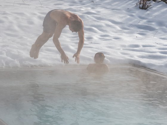 outdoorpool rauriserhof winterurlaub