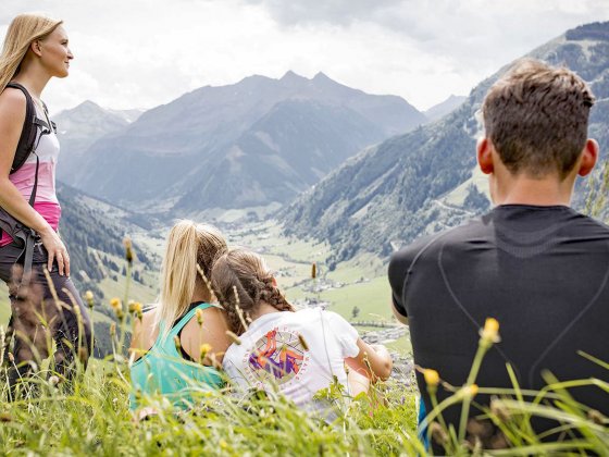 rauris sommer salzburger land wandern rast