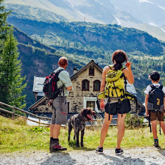 rauris sommer wandern familie hund